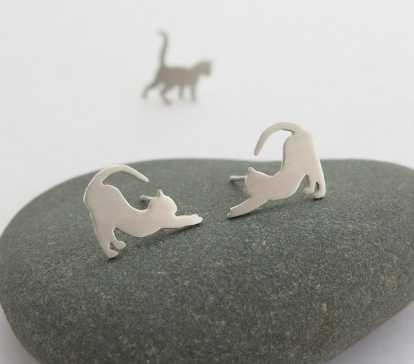 Buy Cat Earrings / Cat Jewellery / Cat Lover Gift / Pet Jewellery / Animal  Jewellery / Animal Lover Gift Online in India 